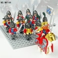 thumbnail image 4 of 12 PCS Colección de Minifiguras de la Serie Cruzados Ingleses – Figuras de Acción Inspiradas en Guerreros Medievales, Divertido Juguete de Bloques DIY para Navidad y Fanáticos, 4 of 4