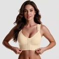 thumbnail image 5 of KHONTS Post Surgery Compression Bra for Women Front Closure Wireless Bra No Padding Adjustable Wide Straps Full Coverage Support Underwear, 5 of 6