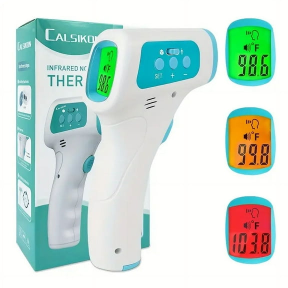 Digital Thermometer, No-Touch Forehead Thermometer For Body Temperature, Large LED Digits