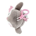 thumbnail image 3 of Wonder Nation Girls Penguin Plush Keychain Bag Charm, Gray, 3 of 3