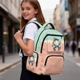 thumbnail image 6 of FKELYI Baseball Drip Print Kids Backpack 17 Inch Schoolbag Primary School Bookbag for Boys Girls Casual Daypack Travel Rucksack with Multi-Pockets for Elementary Student, 6 of 7