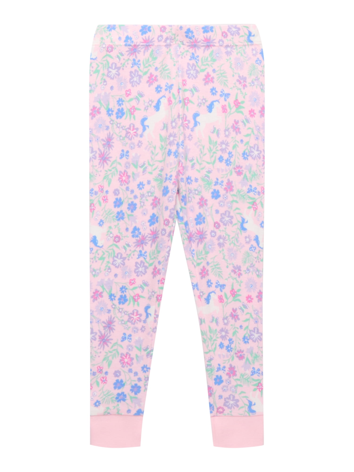 Wonder Nation Toddler Cotton Long Sleeve Tee and Pants Pajama 3-Pack Set, 6-Piece, Sizes 12M-5T