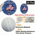 thumbnail image 3 of 1pc Happy 4th of july 8x8in Round Shaped Aluminum Sign, 8x8 inch Wall Art Metal Sign Wall Decorative Sign & Plaque, 3 of 6