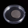 thumbnail image 3 of 100 Pzs Caja de Monedas de Plastico Transparente Redonda Pequena 22mm, 3 of 5