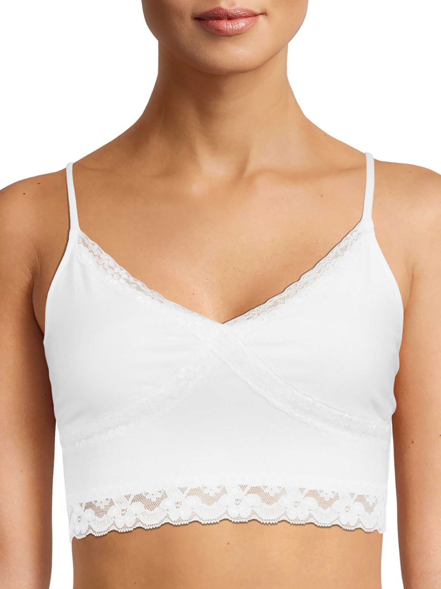 Out From Under Gigi Lace Trim Bra Top