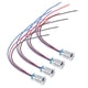 thumbnail image 5 of 4 juegos de luces LED indicadoras resistentes al agua con ánodo común para componentes de control industrial, 12 mm, 110-220 V, rojo y azul, 5 of 9