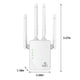 thumbnail image 3 of Extensor de Wifi inalámbrico de 2,4/5 GHz, repetidor amplificador de red de 300 Mbps, señal de largo alcance, enrutadores inalámbricos, 3 of 9