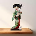 thumbnail image 2 of Muñeca kimono de geisha japonesa, estatua asiática, estatuilla de dama, decorativa, coleccionable Estilo B, 2 of 9