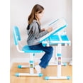 thumbnail image 3 of VIVO Blue Universal Height Adjustable Children's Desk Chair (Chair Only), 3 of 9