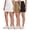 Set 4, variant on Real Essentials 3 Pack: Women's 16" Athletic Skort with Pocket - Skirt for Golf Tennis Gym Running (Available In Plus)