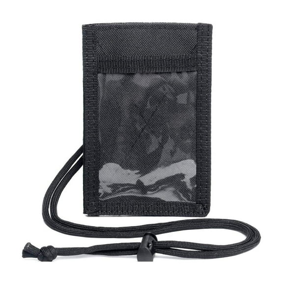 Tactically Card Holder Adjustable Neck Lanyard Keyring Patches Badge Holder