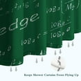 thumbnail image 6 of Math Equations Science Terms Green Pattern Shower Curtain 36"x72" ,Bathroom Decorative Shower Curtains Set with 12 Hooks,Modern Waterproof Washable Shower Curtain, 6 of 6