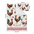 thumbnail image 5 of Rooster and Orange Flowers Pattern Duvet Cover and Pillowcase Set for Single Bedding, Bedroom Accessories for Kids Teens, 5 of 5