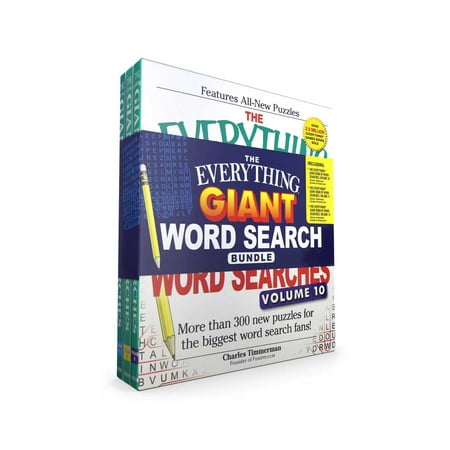 The Everything Giant Word Search Bundle : The Everything® Giant Book of Word Searches, Volume 10; The Everything® Giant Book of Word Searches, Volume 11; The Everything® Giant Book of Word Searches, Volume