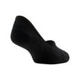 thumbnail image 6 of PEDS Women's Cushion Mid Cut Liner No Show Socks Black, 3 Pairs, Sizes 5-10, 6 of 8