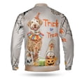 thumbnail image 2 of Trick or Treat Chesapeake Bay Retriever Funny Mummy Cosplay Pumpkin Candy Basket All Over Print 3D Baseball Jacket Chessie Dog Lover Bomber Jacket Softball - 12016, 2 of 6