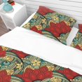 thumbnail image 4 of Designart 'Colorful Floral Pattern' Juego de cama bohemio y ecléctico - Edredón, 4 of 5
