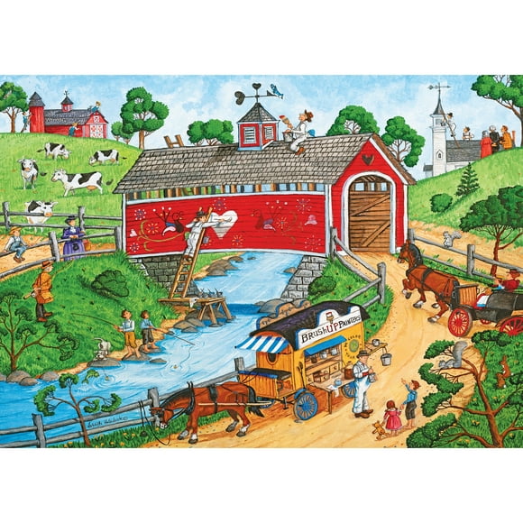 RoseArt - Colorluxe 1000 pièces - Brosser les peintres- Puzzle emboîtable pour adulte