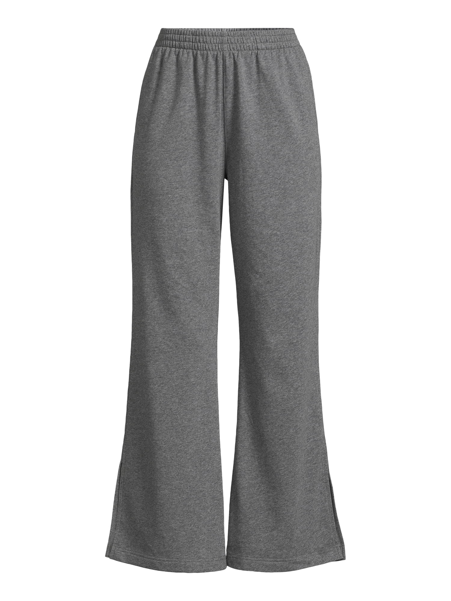 Athletic Works Women's Wide Leg Pants with Side Vents, Sizes Athletic Works Women's Wide Leg Pants with Side Vents, Sizes