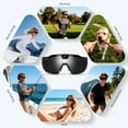thumbnail image 4 of Baseball Glasses with Camera, Baseball Sunglasses with Camera, 4K Video Cameras Glasses, That Record Video and Audio, Smart Recording Sunglasses for Men and Women, 4 of 7