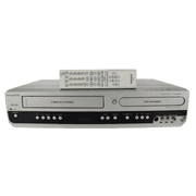 Restored Magnavox ZV420MW8 DVD/VCR Combo Recorder w/ Remote, Manual, A/V Cables, HDMI Converter