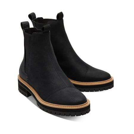 

Toms Womens Dakota Leather Pull On Chelsea Boots