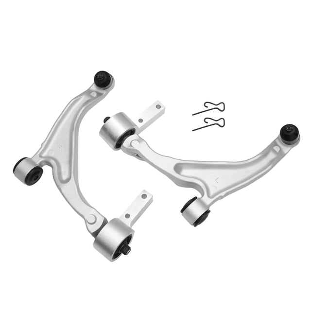 Unique Bargains 2pcs Car Front Lower Control Arms W/Ball Joints Replacement for Honda Pilot 2009-2015 Metal Silver Tone