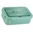thumbnail image 3 of Bento Lunch Box Set Plástico A prueba de fugas Comida Contenedor Cuchara Tenedor para adultos Niños, Verde sidaley HA004158-01, 3 of 7