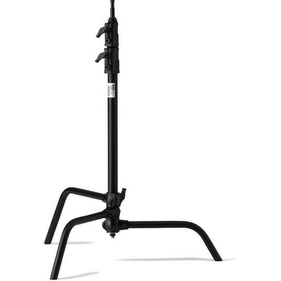 Kupo 20" Master Raiser C-Stand with Sliding Leg, 78" Maximum Extension, 22lbs Load Capacity, Black