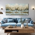 thumbnail image 3 of White Flower Tree Canvas Wall Art, Neutral Floral with Lake Reflection Print Wall Decor, 58x29 Inches Botanical Picture for Living Room Bedroom Farmhouse Home Decoration, 3 of 8
