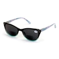 thumbnail image 2 of V.W.E. Women's Bifocals Reading Sunglasses Reader Glasses Vintage Outdoor Cateye Black Hippy, 2 of 4