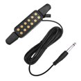 thumbnail image 2 of Acoustic Guitar Pickup Folk Guitars Punching Free Bayonet 12 Hole Magnetic Black, 2 of 4
