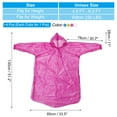 thumbnail image 2 of Uxcell Rain Ponchos for Adults, 4 Pack Rain Coat for Hiking Outdoor Activities, Blue, Pink, White, Yellow, 2 of 6
