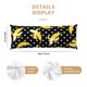 thumbnail image 3 of Balery Banana Funda Protectora para Almohada Corporal de Algodón Hipoalergénico con Cierre(55 x 21 pulgadas), Almohadas No Incluidas, 3 of 7