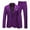 Purple, variant on JIKNTTR Mens Fashion Suit Men's Suits 2 Piece Slim Fit Casual One Button Solid Color Suits For Men Business Wedding Party Blazer & Pants Set Stylish Vacation Outfits