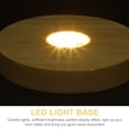 thumbnail image 4 of Shisuyan Wood Display Pedestal LED Light Base Table Crystal Ball Lamp Holder USB Charging Light Base, 4 of 8