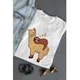 thumbnail image 3 of Sleepy Animals T-Shirt Women -Smartprints Designs, Female 3X-Large, 3 of 4