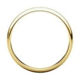 thumbnail image 2 of 10k Yellow Gold 3mm Light Half Round Band Ring - 1.8 Grams - Size 5, 2 of 2