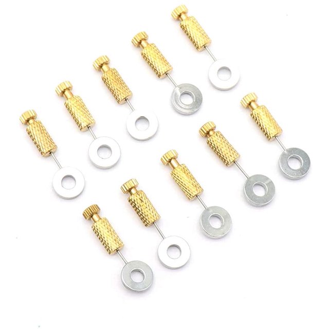 10 piezas de agujas de posicionamiento para manualidades de cuero a mano, costura Manual para manualidades de cuero DIY, herramienta de costura para manualidades con aguja de posicionamiento Manual, bloqueo de 0-6mm Vhermosa HS-0609