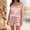 Pink, variant on Women's Satin 2 Piece Loungewear Set, Square Neck Sleeveless Camisole with Tie Detail Elastic Waist Shorts Luxe Sleepwear Gray S