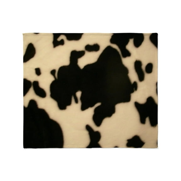 CafePress - Dairy Cow Print Throw Blanket - Soft Fleece Throw Blanket, 50"x60" for All Ages