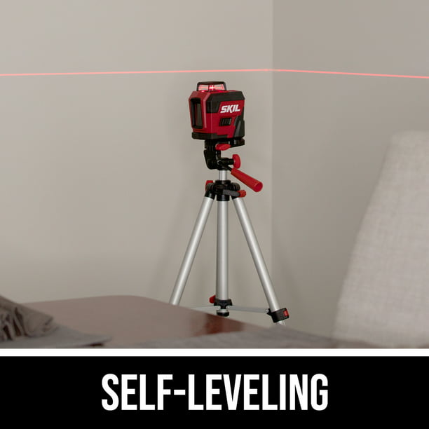 administrar melón Oscuro SKIL Self-leveling 360 Degree Red Cross Line Laser - Walmart.com