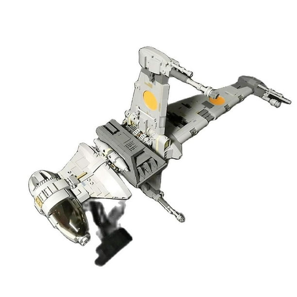 Moc 05045 18137 B wing Fighterstar X wing Fighter Minifig Scale Spaceship Intercepter Fighter Building Blocks Toys Child Gifts1413pcs Walmart