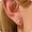 White Gold - 3 Millimeters, variant on Stud Earrings for Women Dainty 18K Gold Plated Cubic Zirconia Stud Earrings Cute Small Stud Earring Simple Piercing Jewelry Gift(4 Millimeters)[d1871]