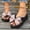 Pink, variant on Women Flip Flop, Thong Wedge Platform Sandals Arch Support Slippers High Heel Comfortable Cushion Shoes Summer Beach Black 4.5(35)