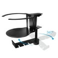 thumbnail image 3 of 2 In 1 360 Degree Rotating Headphone Stand Office Cup Holder PC Gaming Rack, 3 of 7