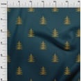 thumbnail image 2 of oneOone Polyester Lycra Fabric Christmas Tree Ikat Print Fabric BTY 56 Inch Wide, 2 of 4