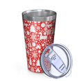 thumbnail image 2 of 16oz Tumblers Red Christmas Deer and Gift Pattern Stainless Steel Vacuum Insulated Double Wall Travel Tumbler Cups Mug with Lid and Straw,Cleaning Brush for Coffee,Tea, 2 of 4