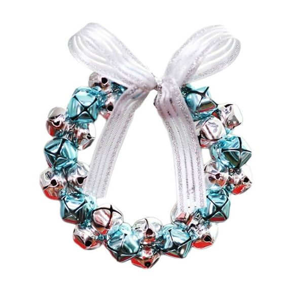 Multicolor LED Christmas Wreath | Glowing Artificial Holiday Wreath for Door & Window Decor | 6-Inch Battery-Operated Decorative Wreath with Lights for Girls & Family