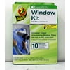 Duck Window Kit Crystal Clear Insulating Shrink Film 10 Pieces